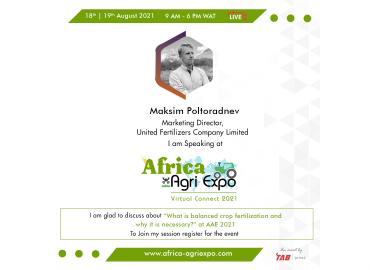 A UFCL expõe na Africa Agri Expo 2021